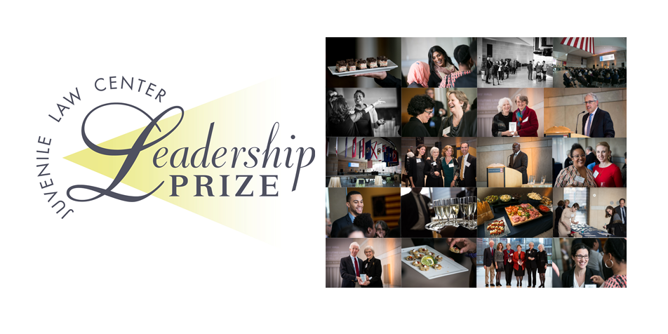 Leadership Prize with photo montage.