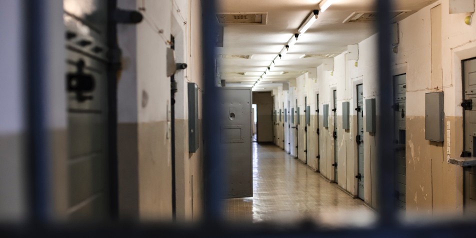 image of detention center hallway