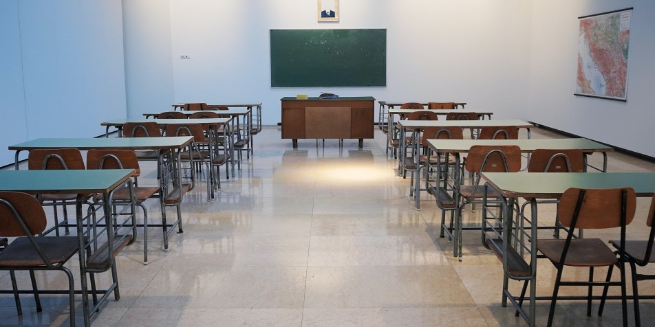 empty classroom