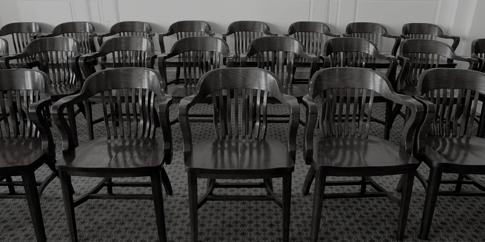 chairs in a court room