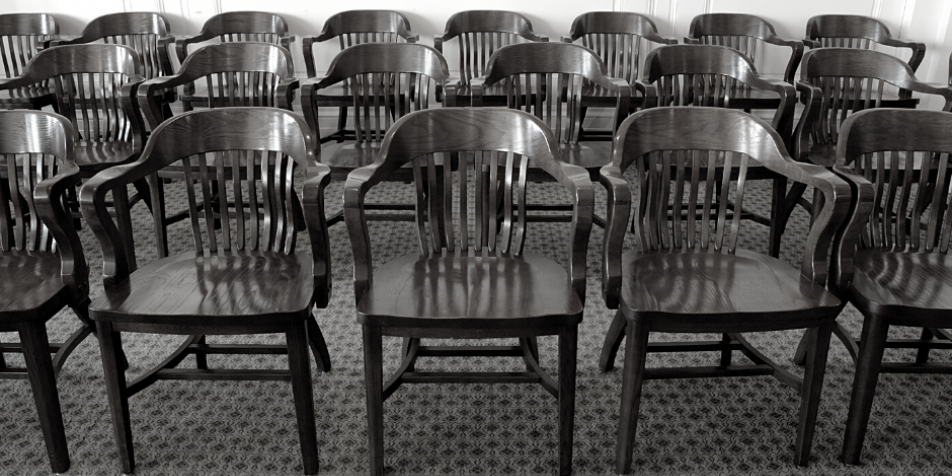 chairs in a court room