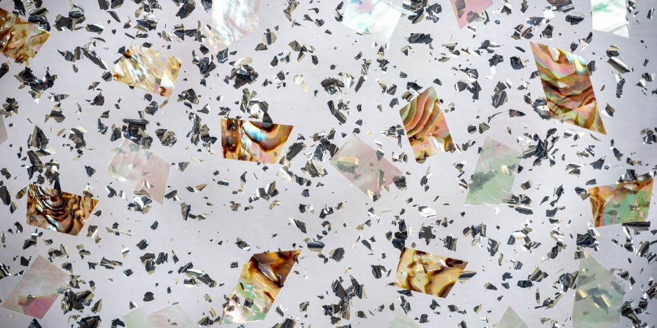 glitter and confetti
