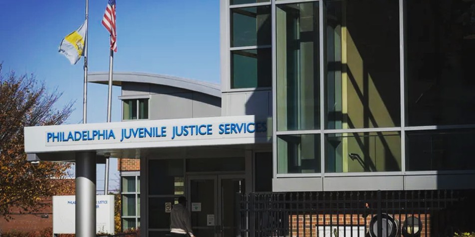 front of the Juvenile Justice Services Center