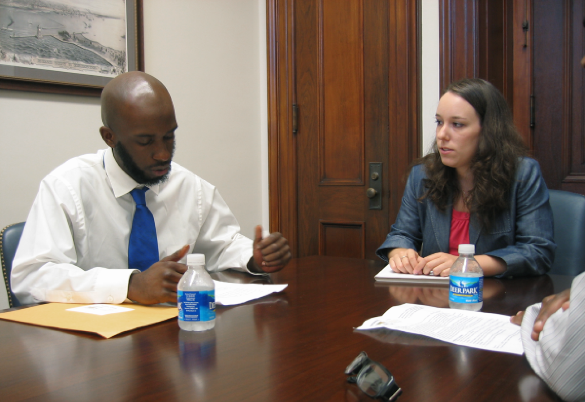 Shirkey with House Staffers